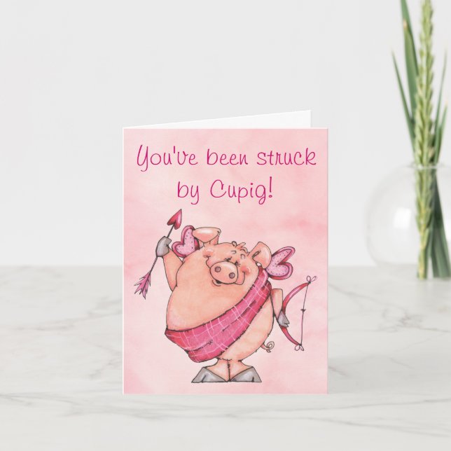 Cartes Pour Fêtes Annuelles Cupig (Devant)
