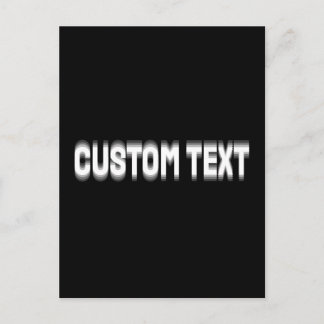 Cartes Pour Fêtes Annuelles Custom Distortion Glitched Text Effect