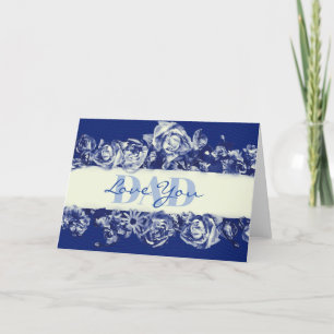 Cartes Pour Fêtes Annuelles Custom Navy Vintage Fête des pères Aimer Papa