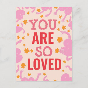 CARTES POUR FÊTES ANNUELLES CUSTOMISÉ VOUS ÊTES AIMÉ GREETING CARD