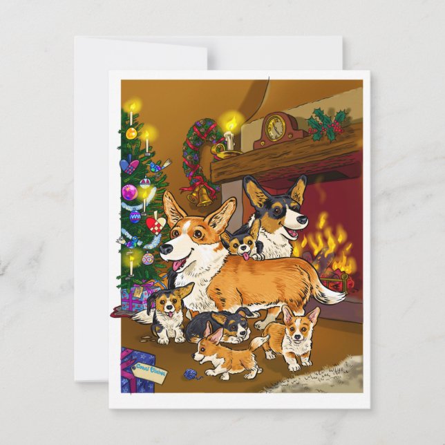 Cartes Pour Fêtes Annuelles Cute (Devant)