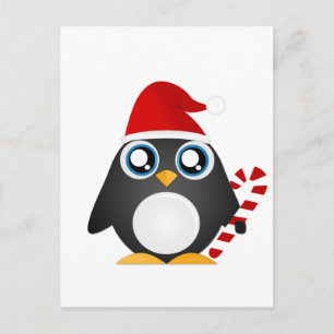 Cartes Pour Fêtes Annuelles Cute Christmas Penguin
