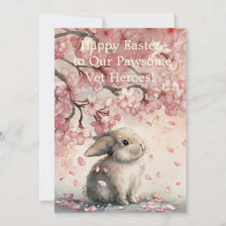 Cartes Pour Fêtes Annuelles Cute Easter Card for Veterinary Personal