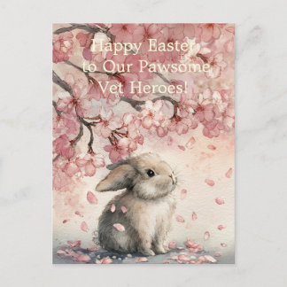 Cartes Pour Fêtes Annuelles Cute Easter Postcard for Veterinary Personal