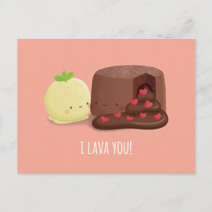 Cartes Pour Fêtes Annuelles Cute I Lava You Funny Valentines Day Pun