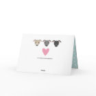 Cute Italien Greyhounds Cartoon Chien Maman Valent