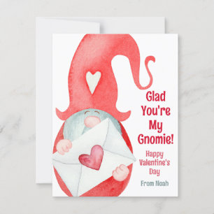 Cartes Pour Fêtes Annuelles Cute Kids Classroom Valentine's Day Gnome