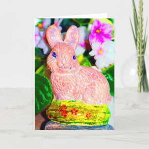 Cartes Pour Fêtes Annuelles Cute Kitschy Bunny Rabbit