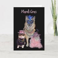 Cute Mardi Gras Chien et Chats