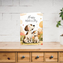Cute Mother’s Day Dog Card