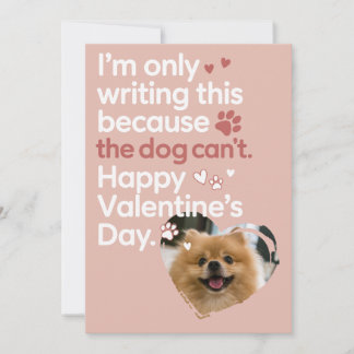 Cartes Pour Fêtes Annuelles Cute Pet and Hearts Funny Retro Valentines