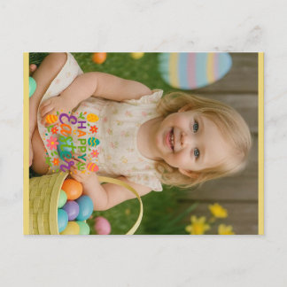 Cartes Pour Fêtes Annuelles Cute spring/Easter personalized photo