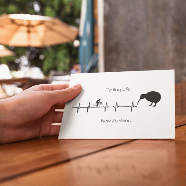 Cartes Pour Fêtes Annuelles Cycling Life, Nouvelle-Zélande personnalisable (Créateur téléchargé)