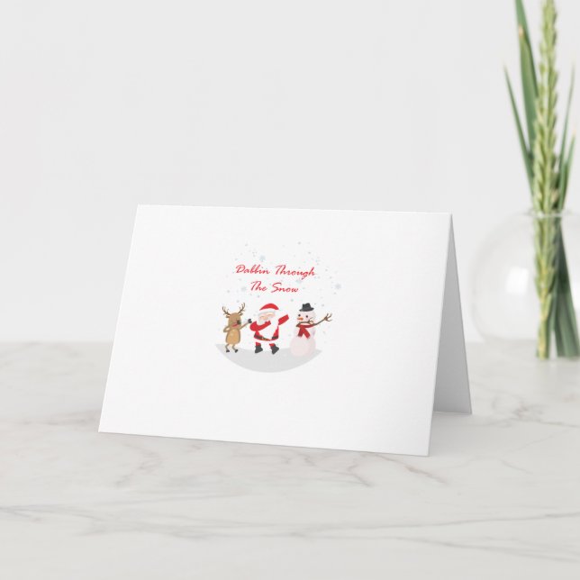 Cartes Pour Fêtes Annuelles Dab Funny (Devant)