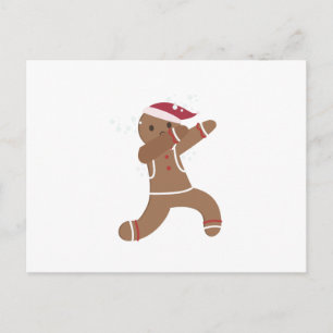 Cartes Pour Fêtes Annuelles Dabbing Gingerbread Homme noël drôle
