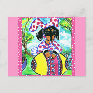 Cartes Pour Fêtes Annuelles Dachshund de Pâques