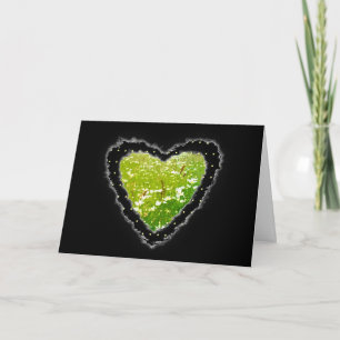 Cartes Pour Fêtes Annuelles Daisy Heart Romance Valentine Love Card