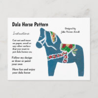 Dala Horse Motif à partager