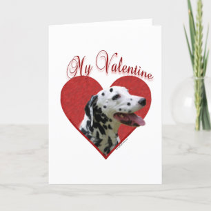 Cartes Pour Fêtes Annuelles Dalmatian My Valentine
