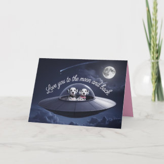 Cartes Pour Fêtes Annuelles Dalmatian Valentine Card