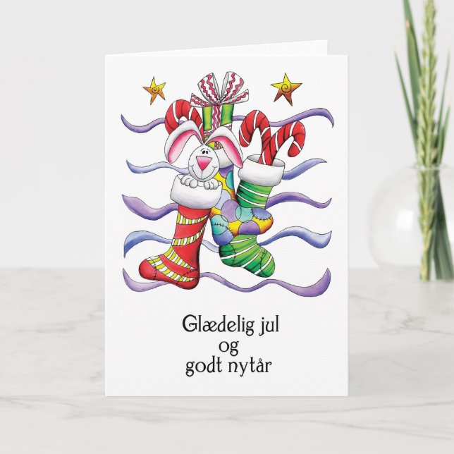Cartes Pour Fêtes Annuelles Danish (Devant)