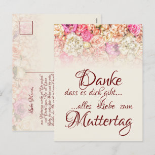 Cartes Pour Fêtes Annuelles Danke, dass es dich gibt - Muttertag