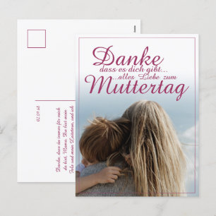 Cartes Pour Fêtes Annuelles Danke, dass es dich gibt, Muttertag, Mutter & Kind