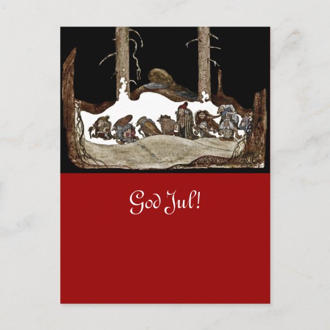 Cartes Pour Fêtes Annuelles Dans la nuit de Noël - (Devant)