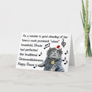 Cartes Pour Fêtes Annuelles Danse Chrismanukkahwanza