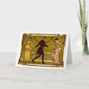 Cartes Pour Fêtes Annuelles Danse de Noël