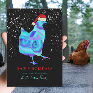 Cartes Pour Fêtes Annuelles Danse de poulet de Noël