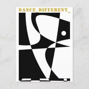 CARTES POUR FÊTES ANNUELLES DANSE_DIFFÉRENTE_