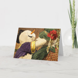 Cartes Pour Fêtes Annuelles danseurs de neige