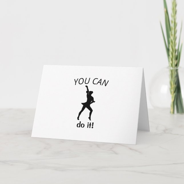 Cartes Pour Fêtes Annuelles Dansez, vous le faites (Devant)