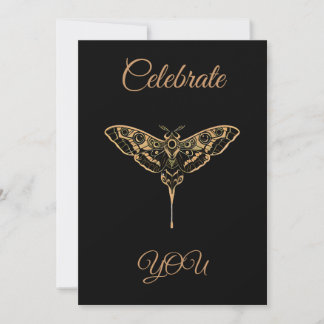 Cartes Pour Fêtes Annuelles Dark Elegance-Celebrate YOU