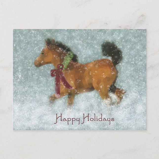 Cartes Pour Fêtes Annuelles Dashing thru (Devant)