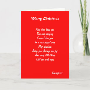 Cartes Pour Fêtes Annuelles Daughter christmas greeting cards
