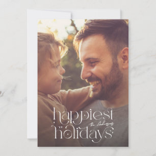 Cartes Pour Fêtes Annuelles DE GRANDES PHOTOS   calligraphie NOËL HAPPIEST