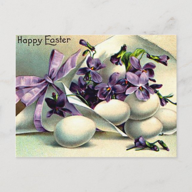 Cartes Pour Fêtes Annuelles De Joyeuses Pâques (Devant)