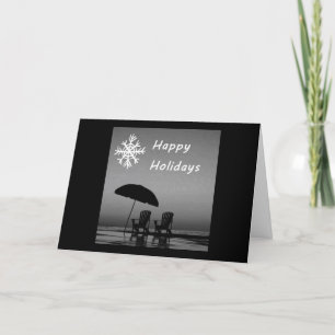 CARTES POUR FÊTES ANNUELLES DE L'AUTRE CÔTÉ DE MILES BEACH NOËL REMERCIE