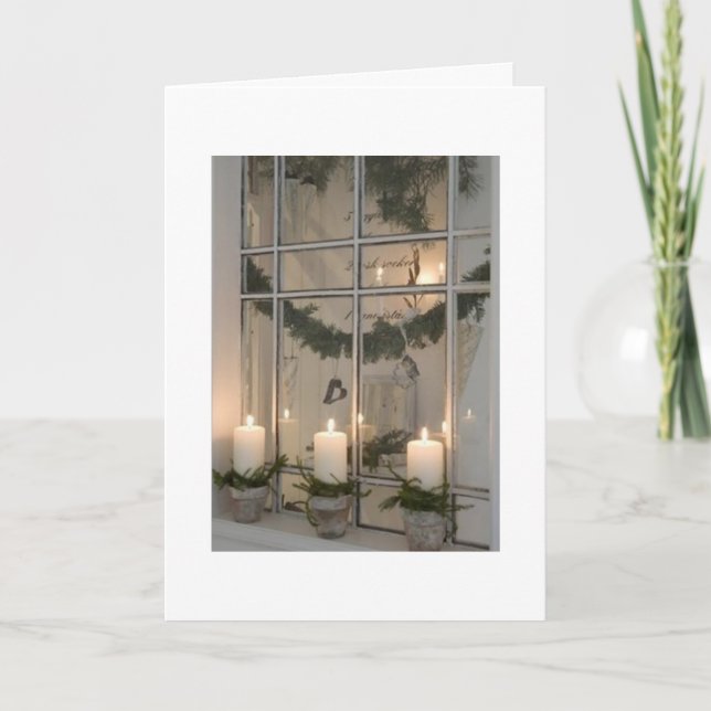 CARTES POUR FÊTES ANNUELLES DE L'AUTRE CÔTÉ DES KILOMÈTRES AUX AMIS DE NOËL (Devant)