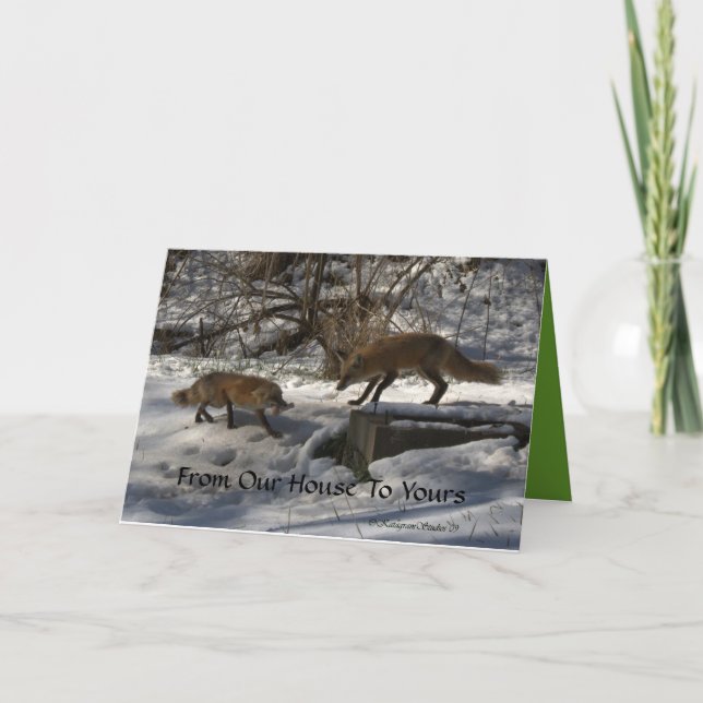 Cartes Pour Fêtes Annuelles De notre Chambre au vôtre (Devant)