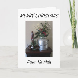 CARTES POUR FÊTES ANNUELLES DE NOTRE MAISON À VOTRE PASSAGE-À TRAVERS LES MILE