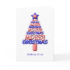 De nous tous, arbre patriotique de Noël