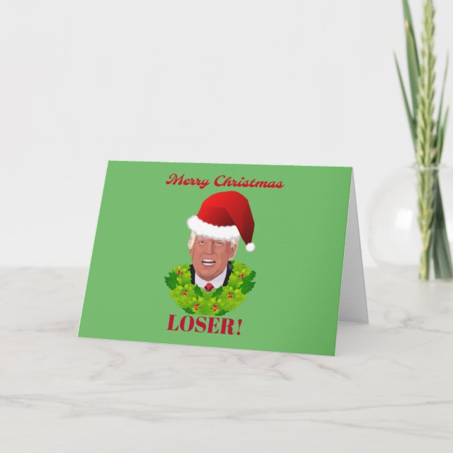 Cartes Pour Fêtes Annuelles De "perdant Joyeux Noël " drôle d'atout (Devant)