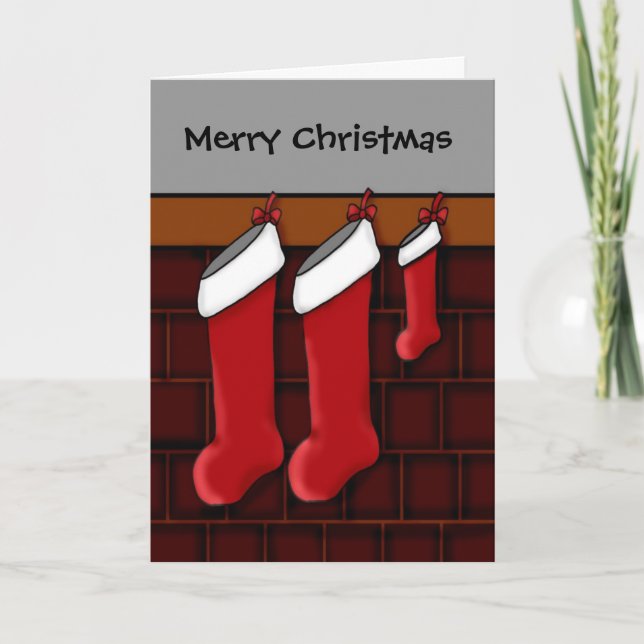 Cartes Pour Fêtes Annuelles De s'attendre à des parents à Noël (Devant)