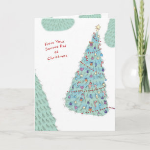 Cartes Pour Fêtes Annuelles De votre copain secret à Noël