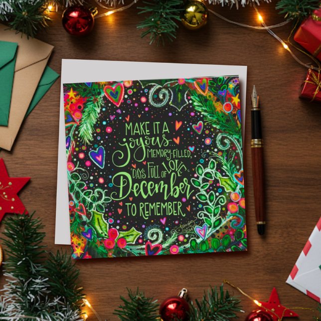 Cartes Pour Fêtes Annuelles Décembre pour se souvenir de l'inspirété inspirati (Créateur téléchargé)