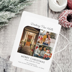 Cartes Pour Fêtes Annuelles Deck Nouvelles Halls Fêtes de Noël Déménagement Ph