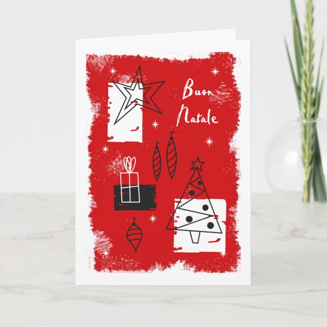 Cartes Pour Fêtes Annuelles Deco de vacances - Italien (Devant)